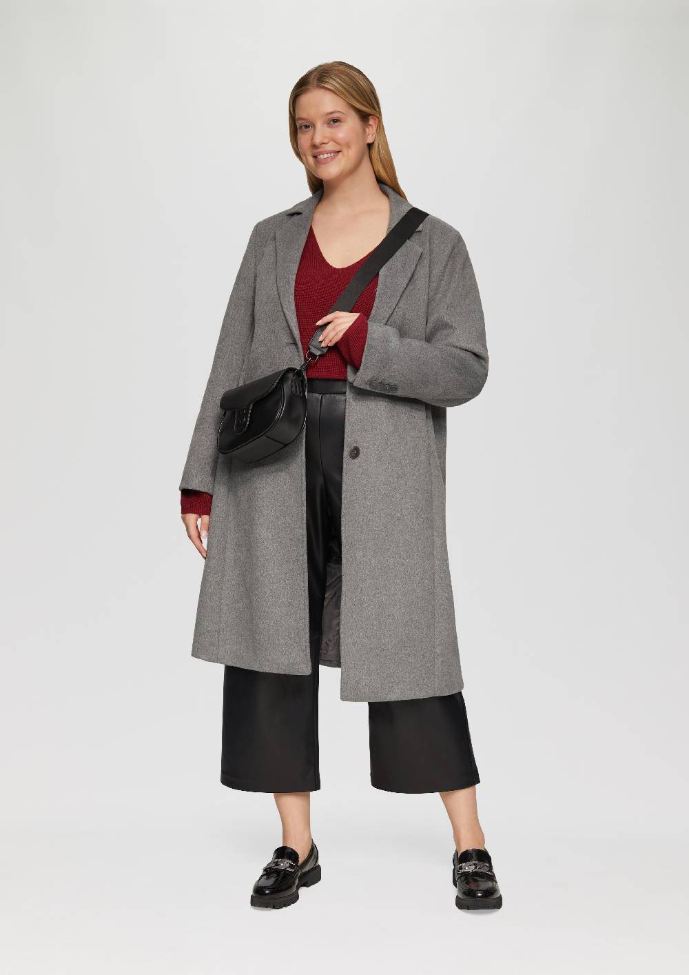 S.Oliver Culotte aus Lederimitat mit Nahtdetails Letzte 2 Tage