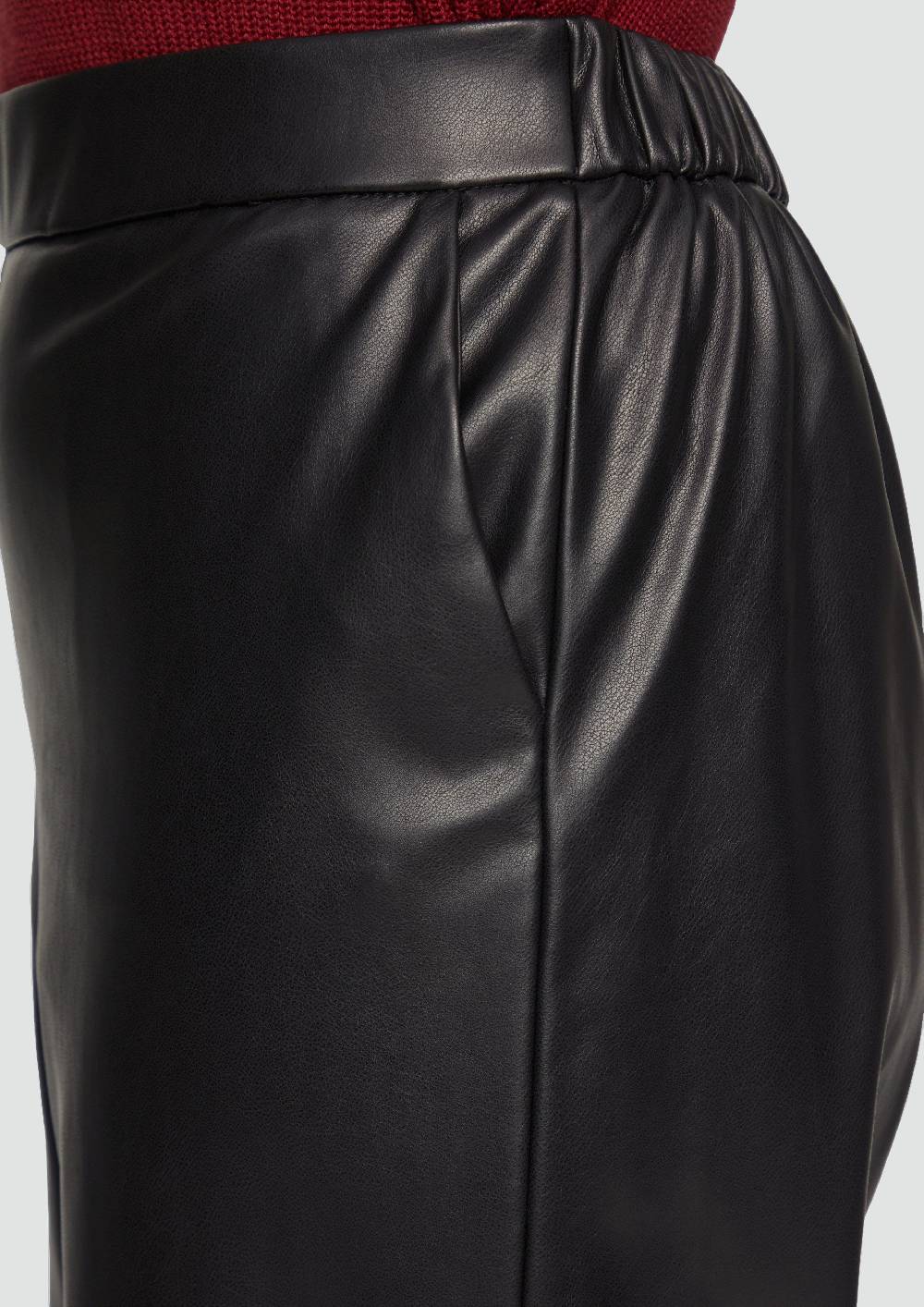 S.Oliver Culotte aus Lederimitat mit Nahtdetails Letzte 2 Tage