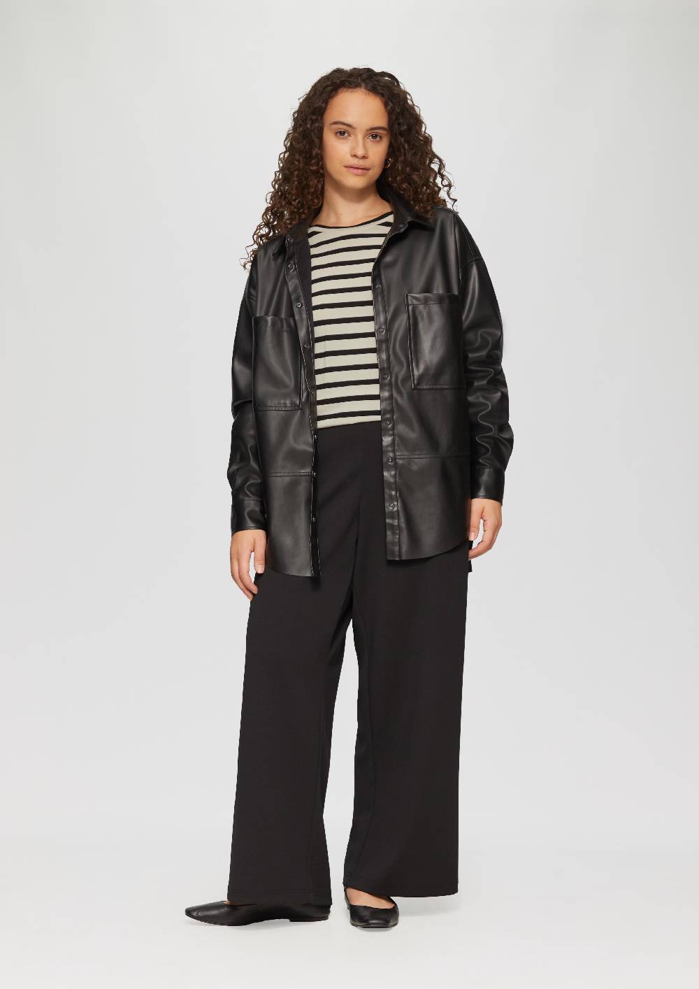 S.Oliver Cropped Langarmshirt aus Lyocellmix Zeitbegrenzte Promotion