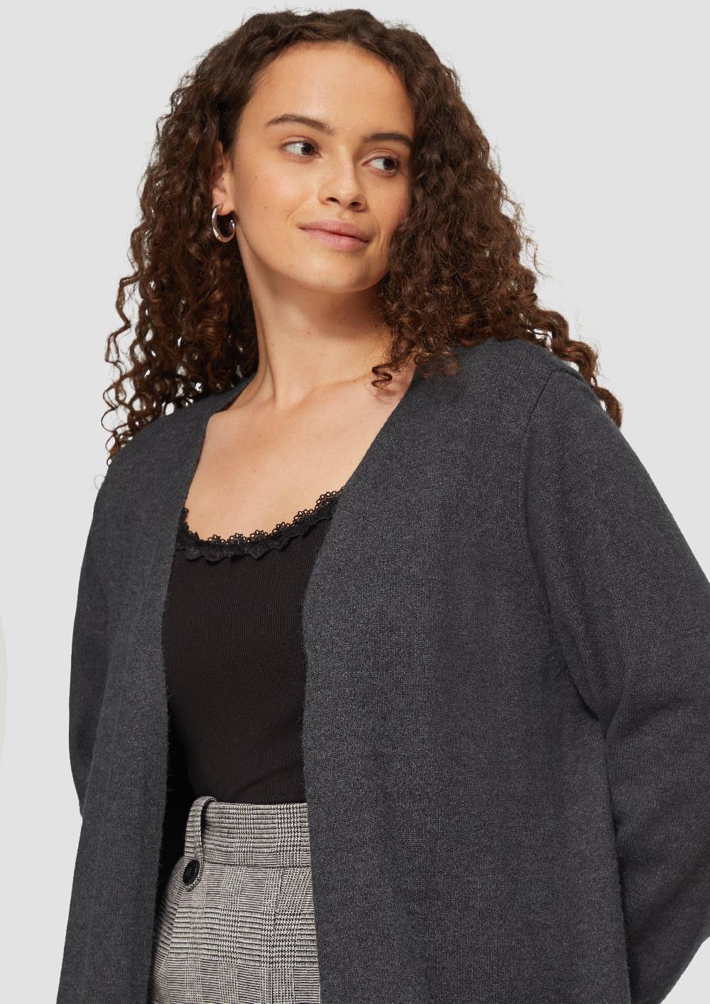 S.Oliver Lange Strickjacke aus Viskosemix Nur für heute