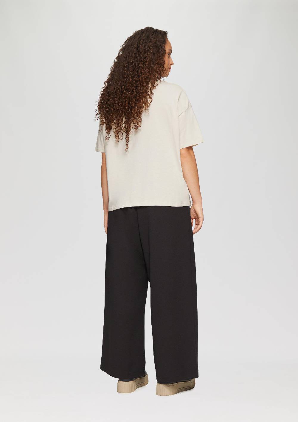 S.Oliver Print-Shirt mit überschnittenen Schultern Discount Store für neue Produkte