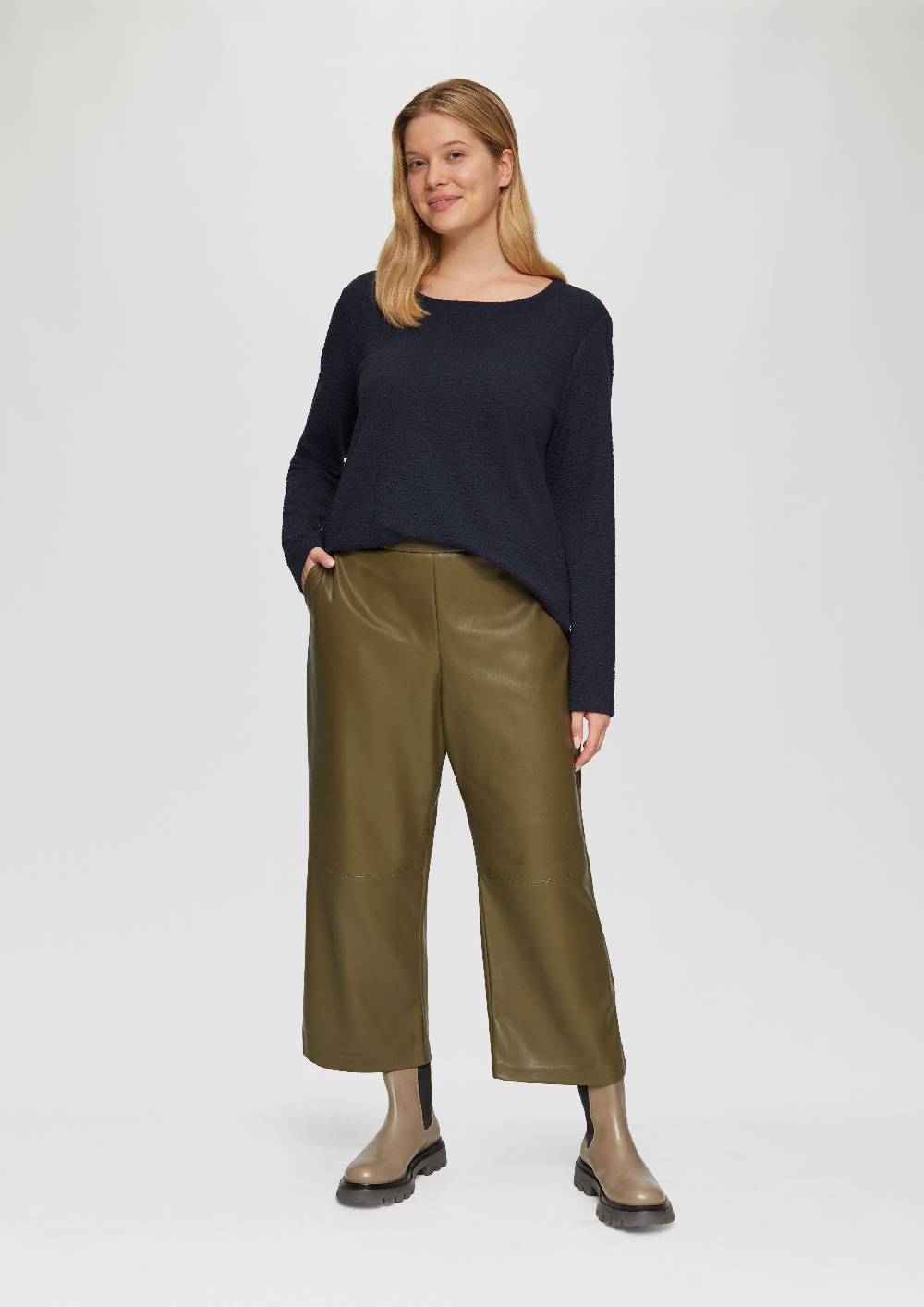 S.Oliver Sweatshirt aus Jacquard Begrenzt auf 3 Tage