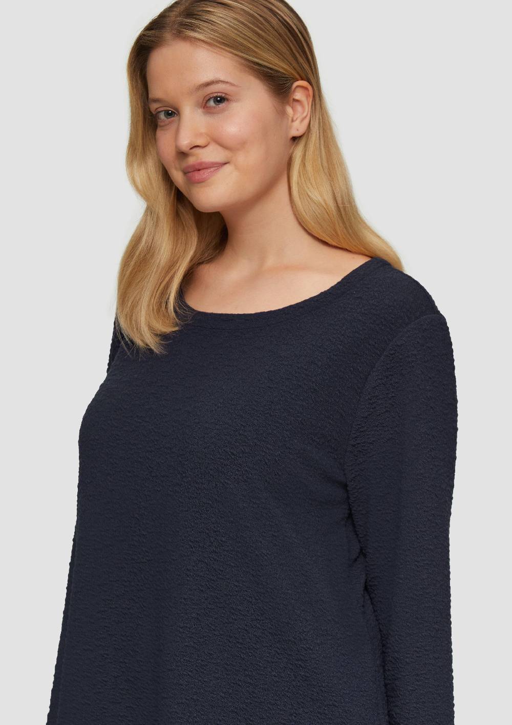 S.Oliver Sweatshirt aus Jacquard Begrenzt auf 3 Tage