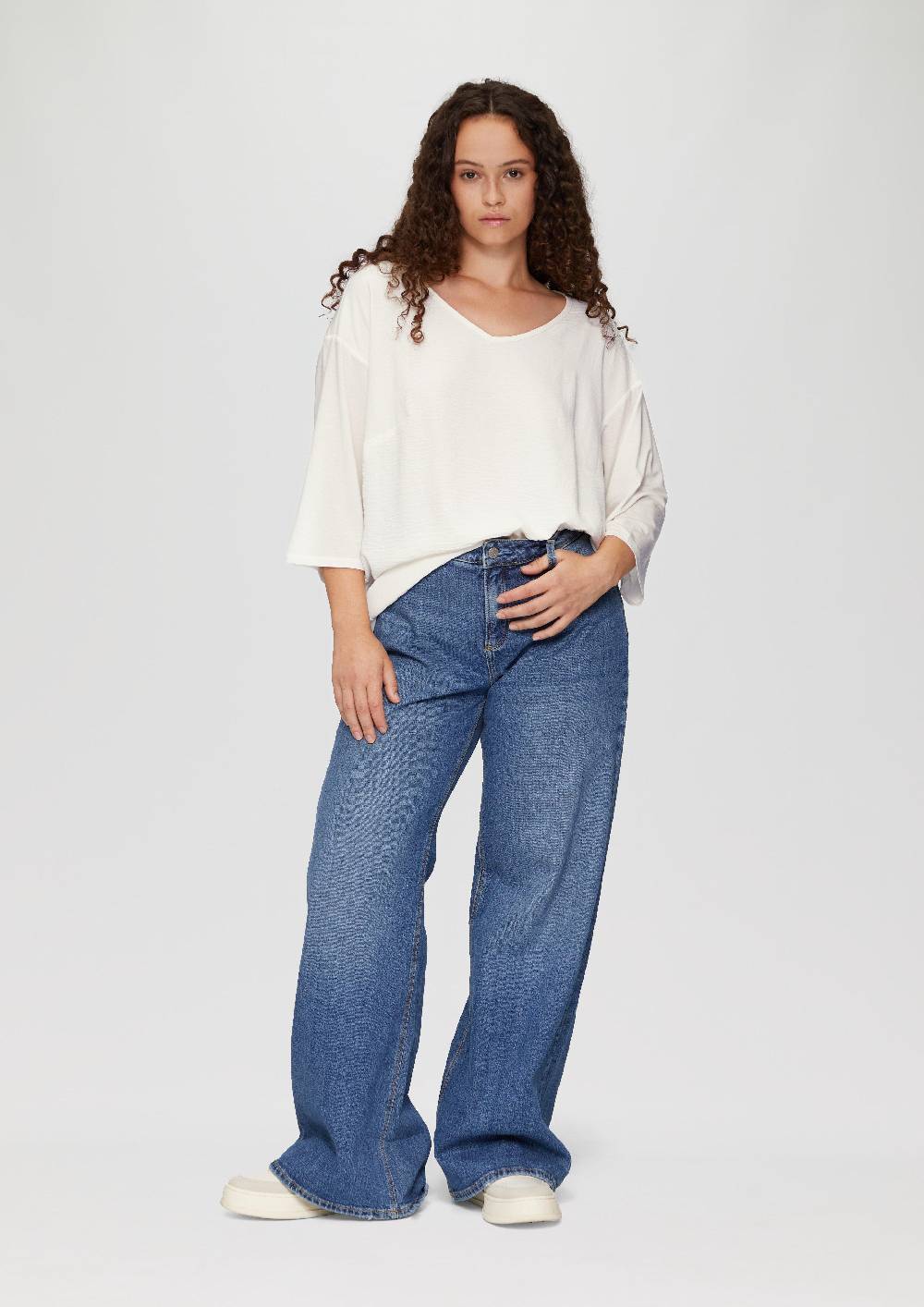 S.Oliver Shirt im Fabricmix und Loose Fit zollfrei