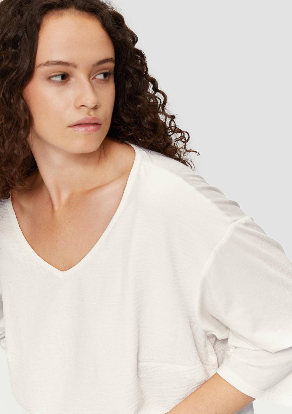 S.Oliver Shirt im Fabricmix und Loose Fit zollfrei