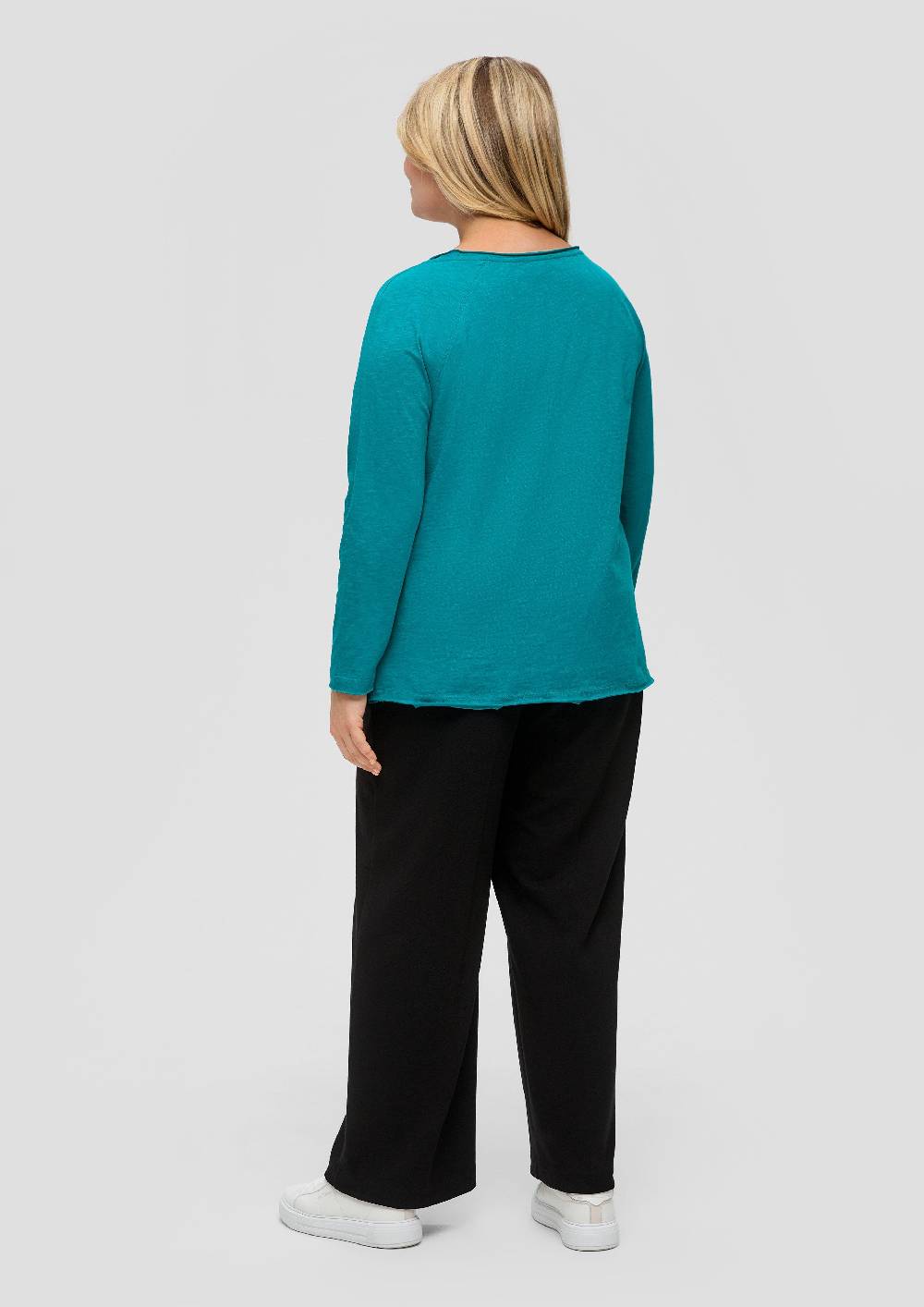 S.Oliver Longsleeve mit Flammgarn-Struktur 2025