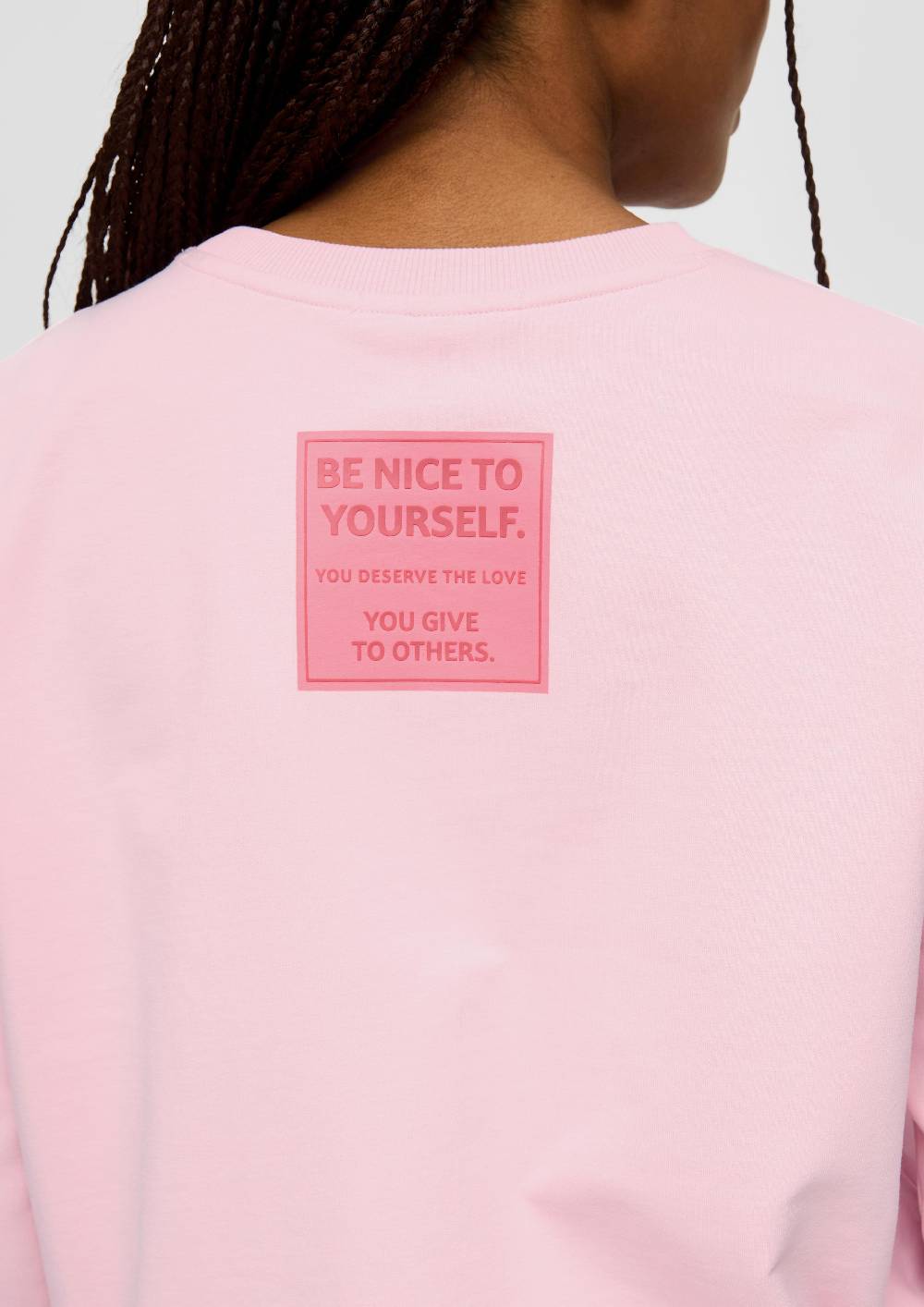 S.Oliver Sweatshirt im Boxy Cut mit Rückenprint Online