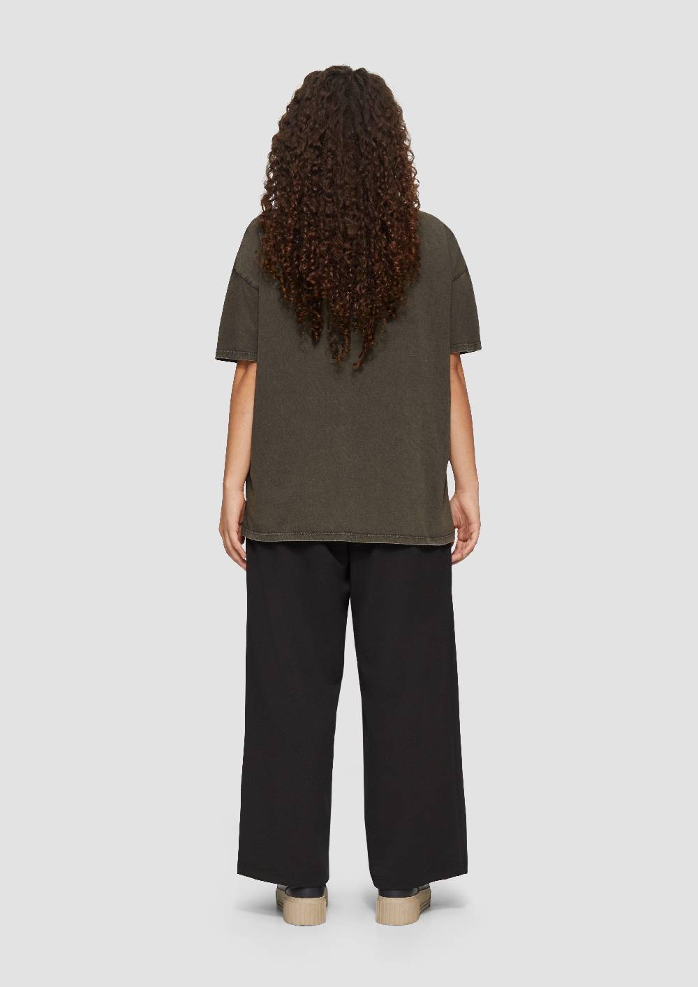 S.Oliver Oversized Print-Shirt im Used-Look Outlet