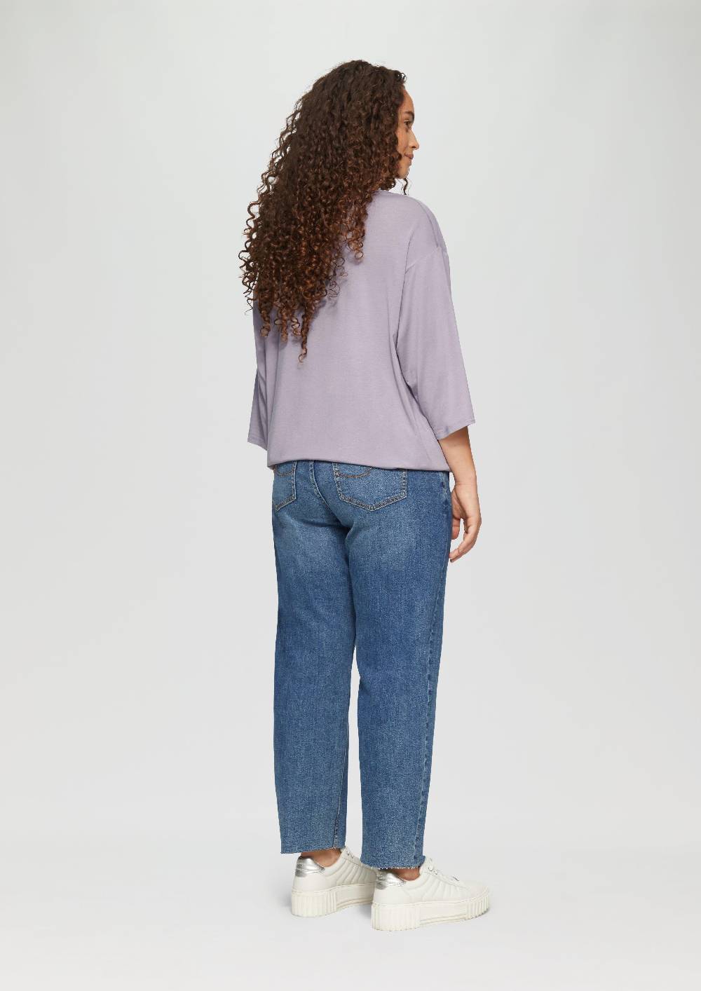 S.Oliver Shirt im Fabricmix und Loose Fit Kostenloser Versand