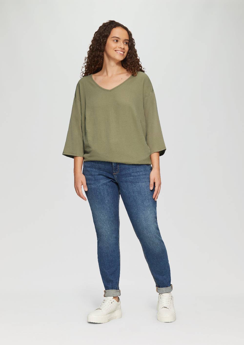 S.Oliver Shirt im Fabricmix und Loose Fit Limitierter Zeitrabatt