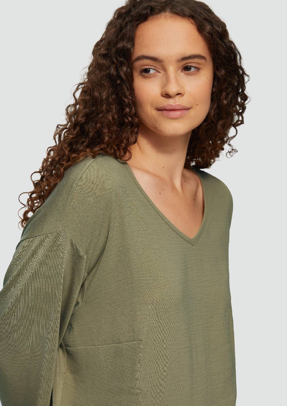 S.Oliver Shirt im Fabricmix und Loose Fit Limitierter Zeitrabatt