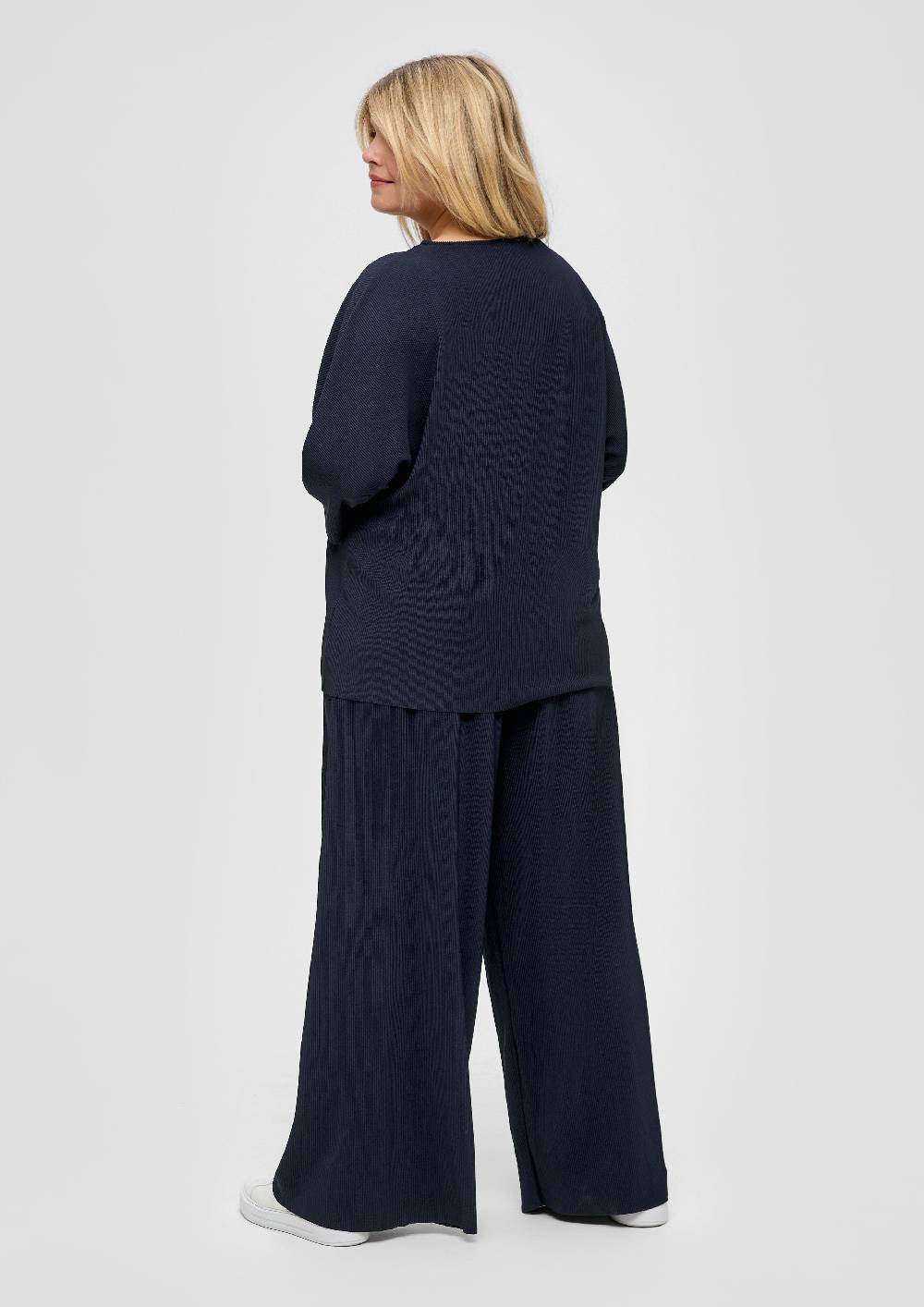 S.Oliver Weite plissierte Hose aus Jersey Fabrik Onlineshop