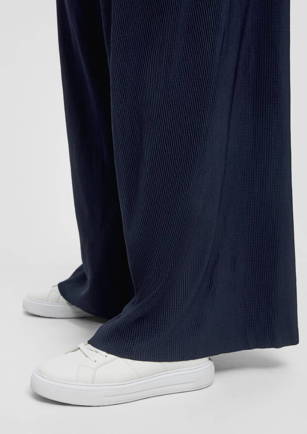 S.Oliver Weite plissierte Hose aus Jersey Fabrik Onlineshop