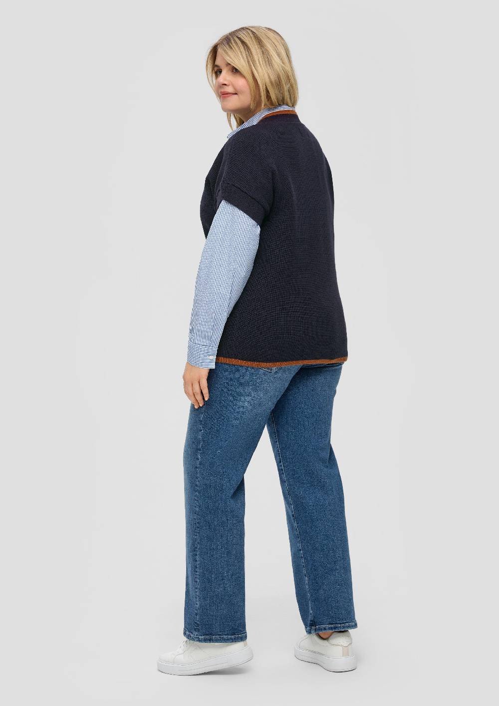 S.Oliver Pullover mit V-Ausschnitt Rabatt