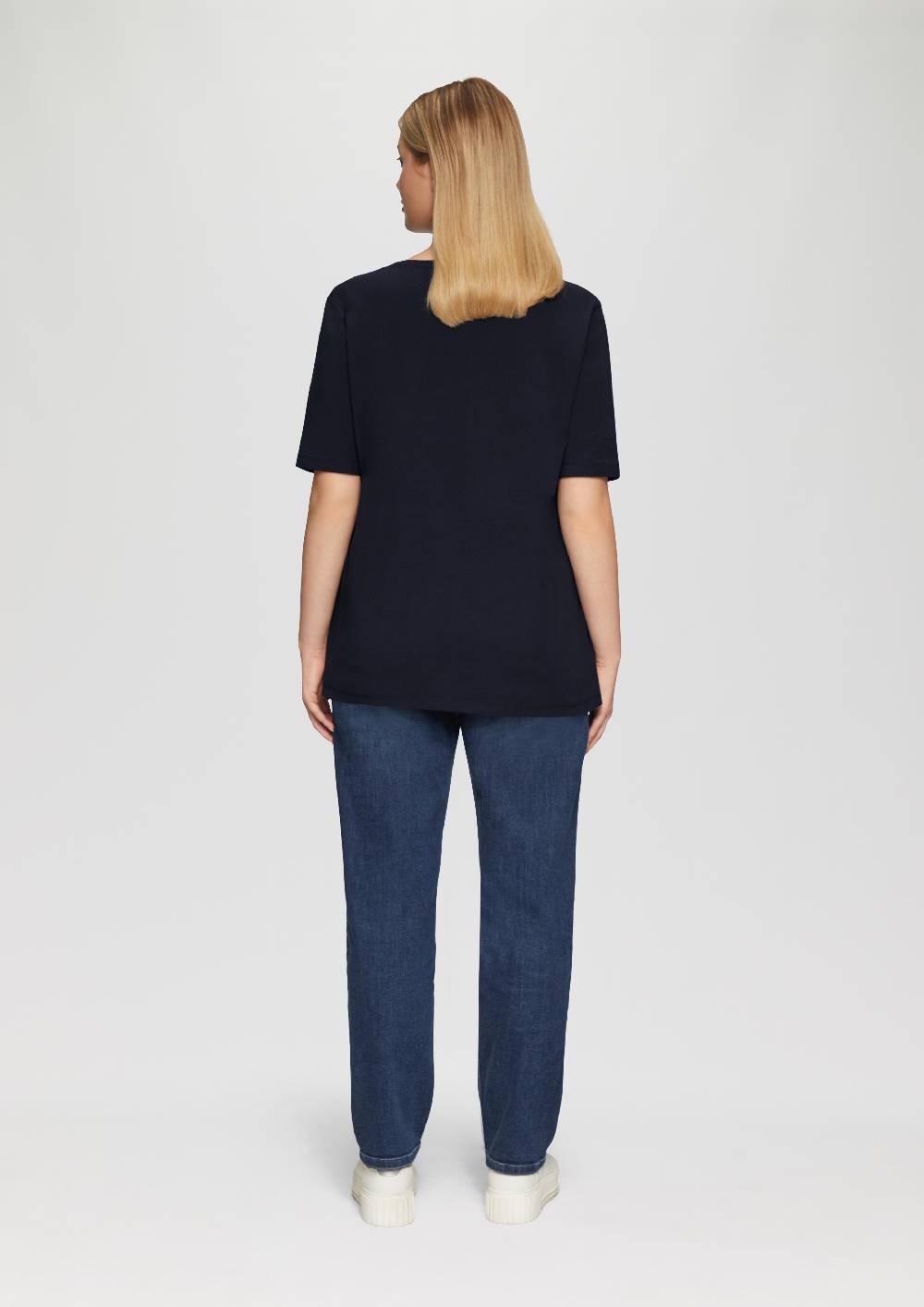 S.Oliver T-Shirt mit Rundhalsausschnitt und Front-Print Versandkostenfrei
