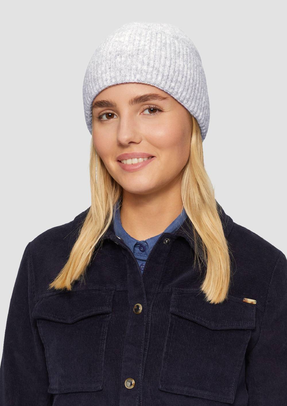 S.Oliver Beanie aus Rippstrick Top Angebot