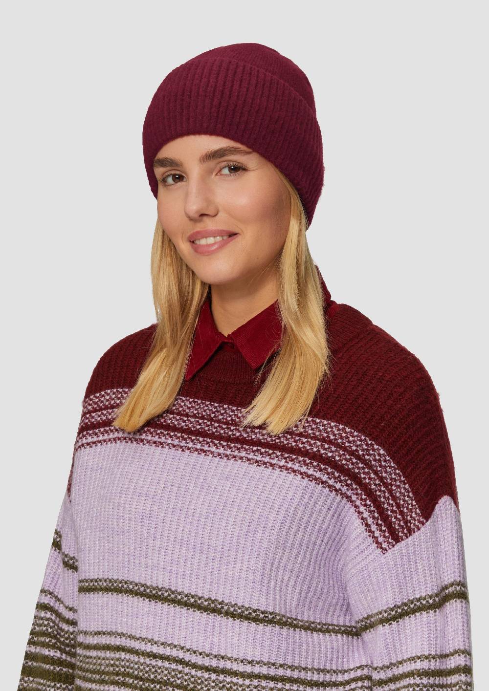 S.Oliver Beanie aus Rippstrick Neuheiten
