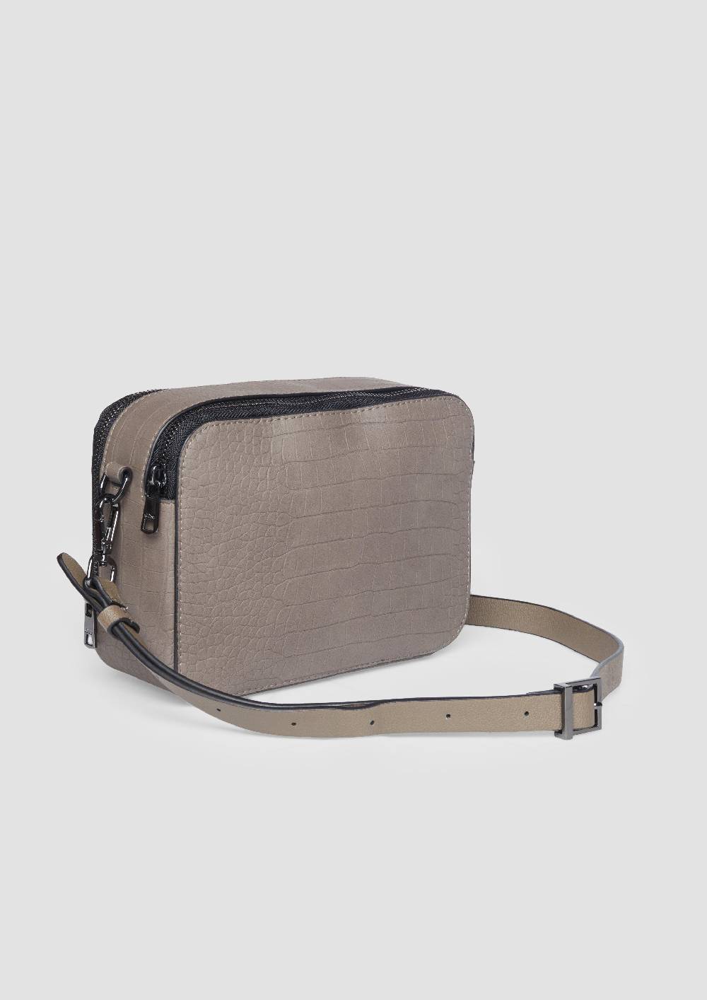 S.Oliver City-Bag in Krokodilleder-Optik Räumungsverkauf