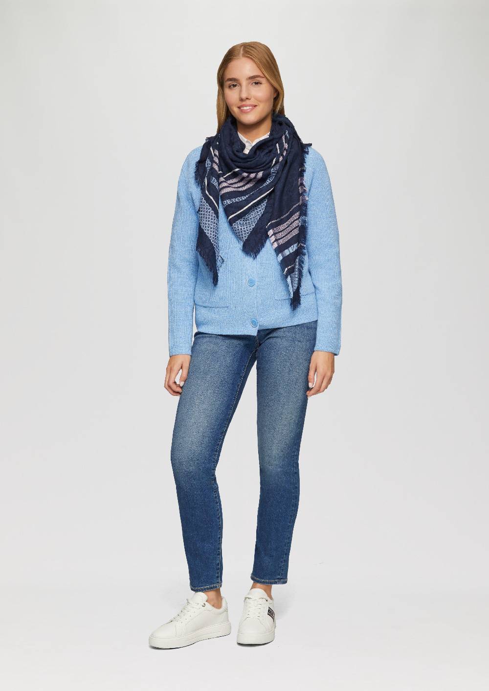 S.Oliver Tuch mit All-over-Print Tiefpreis