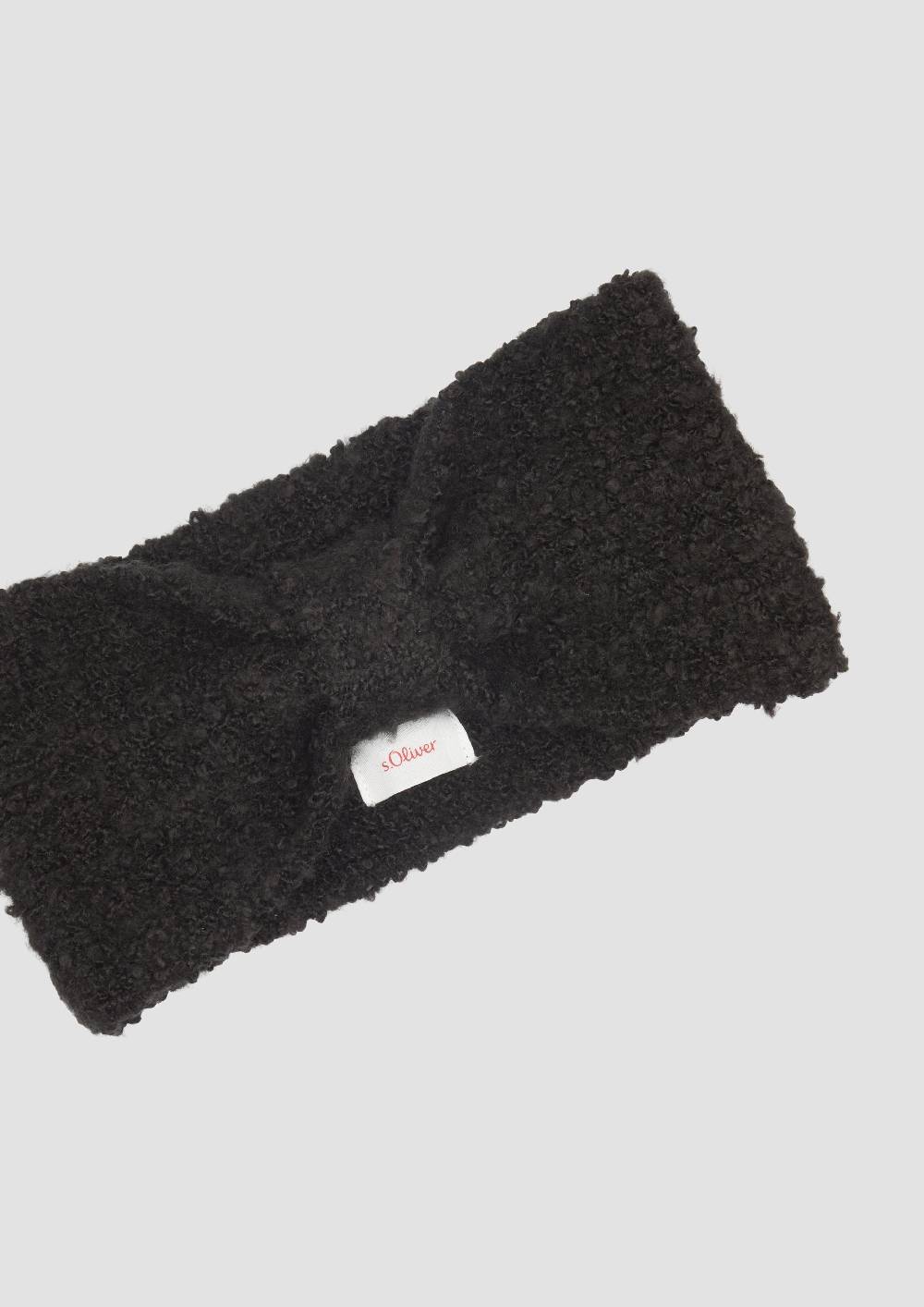 S.Oliver Gestricktes Stirnband aus Bouclé 50% Rabatt für begrenzte Zeit