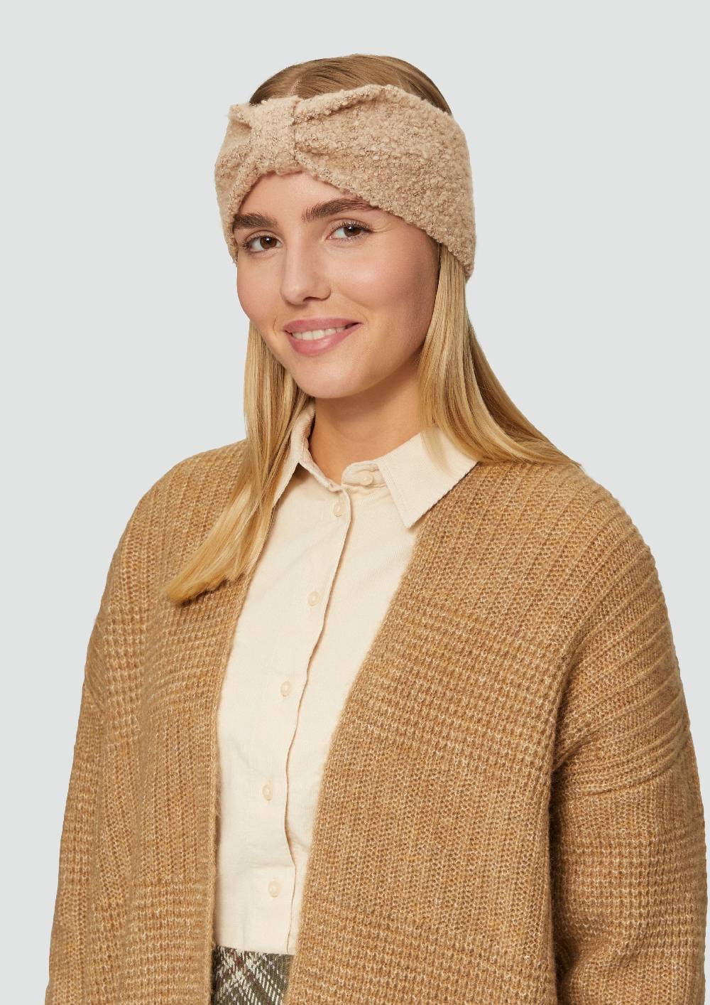 S.Oliver Gestricktes Stirnband aus Bouclé Rabatte dieses Monats