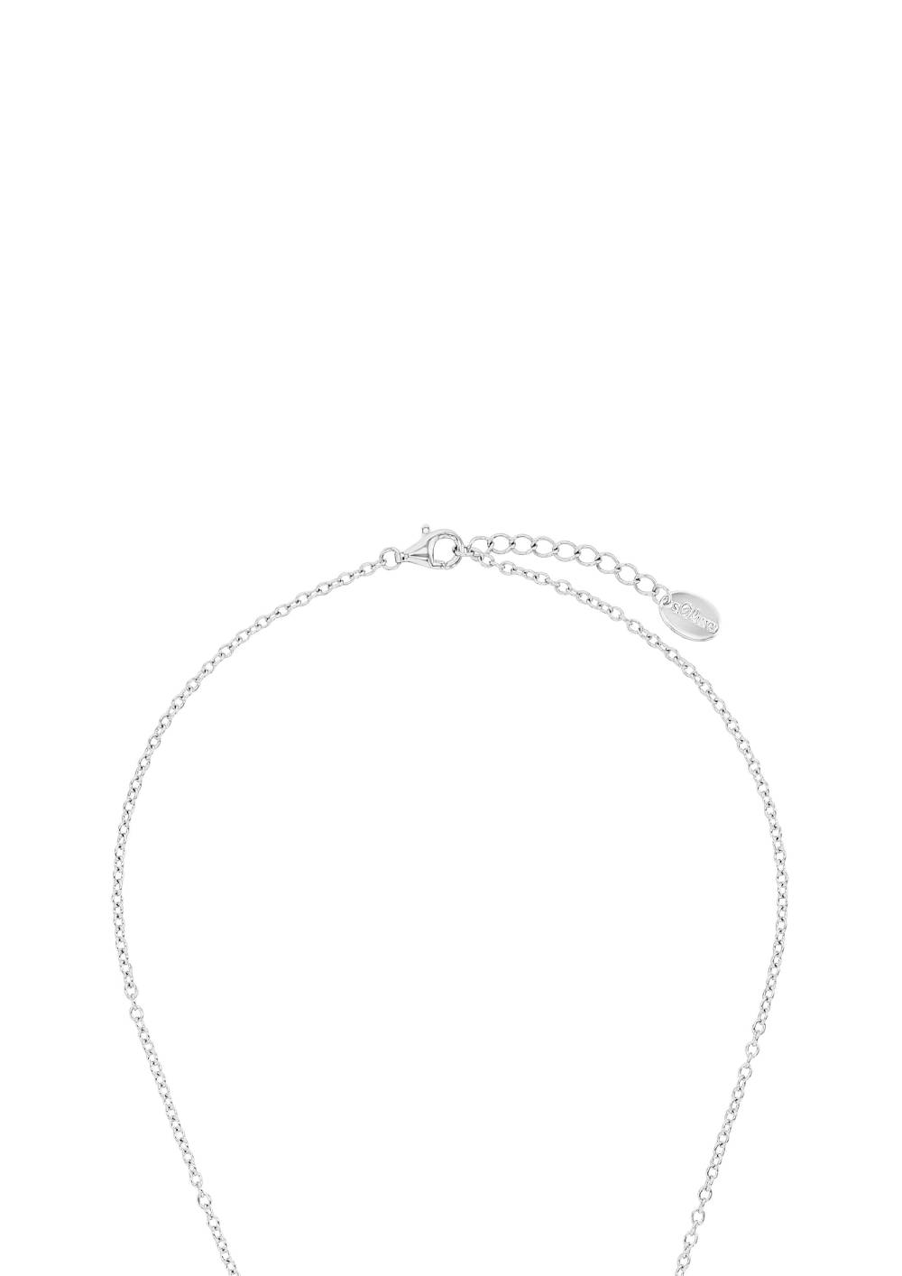 S.Oliver Silber-Halsskette mit Anhänger im Angebot
