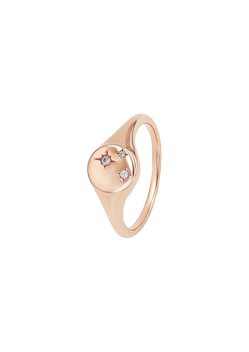 S.Oliver rosévergoldeter Silber-Ring mit Zirkonia-Steinen Blitzverkäufe