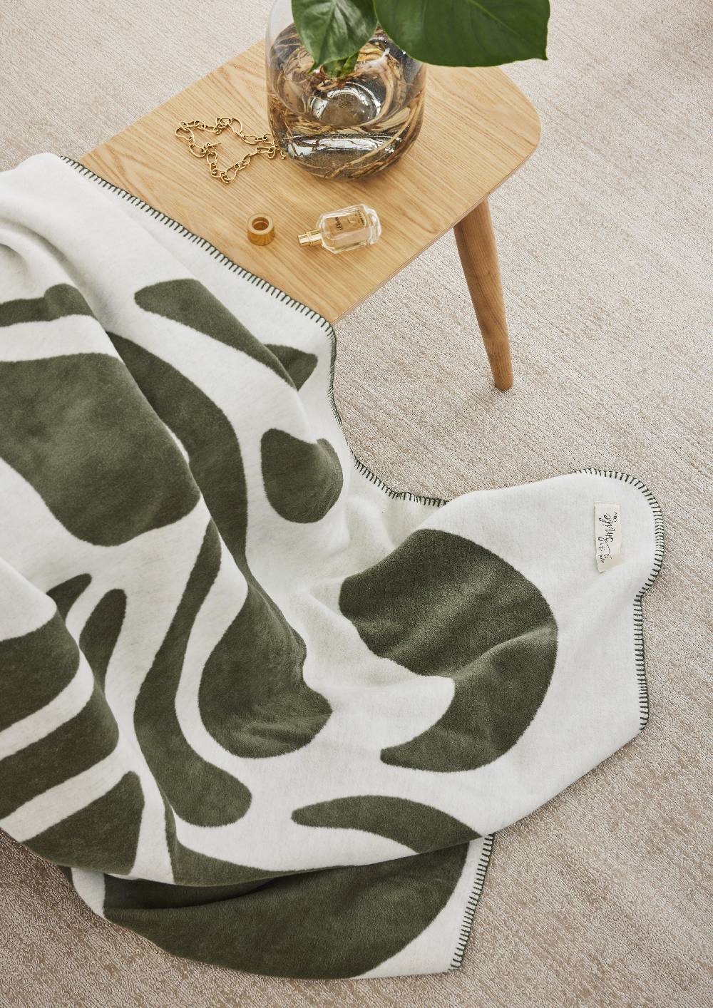 S.Oliver Weiche Decke aus Baumwollmix Flash Sale