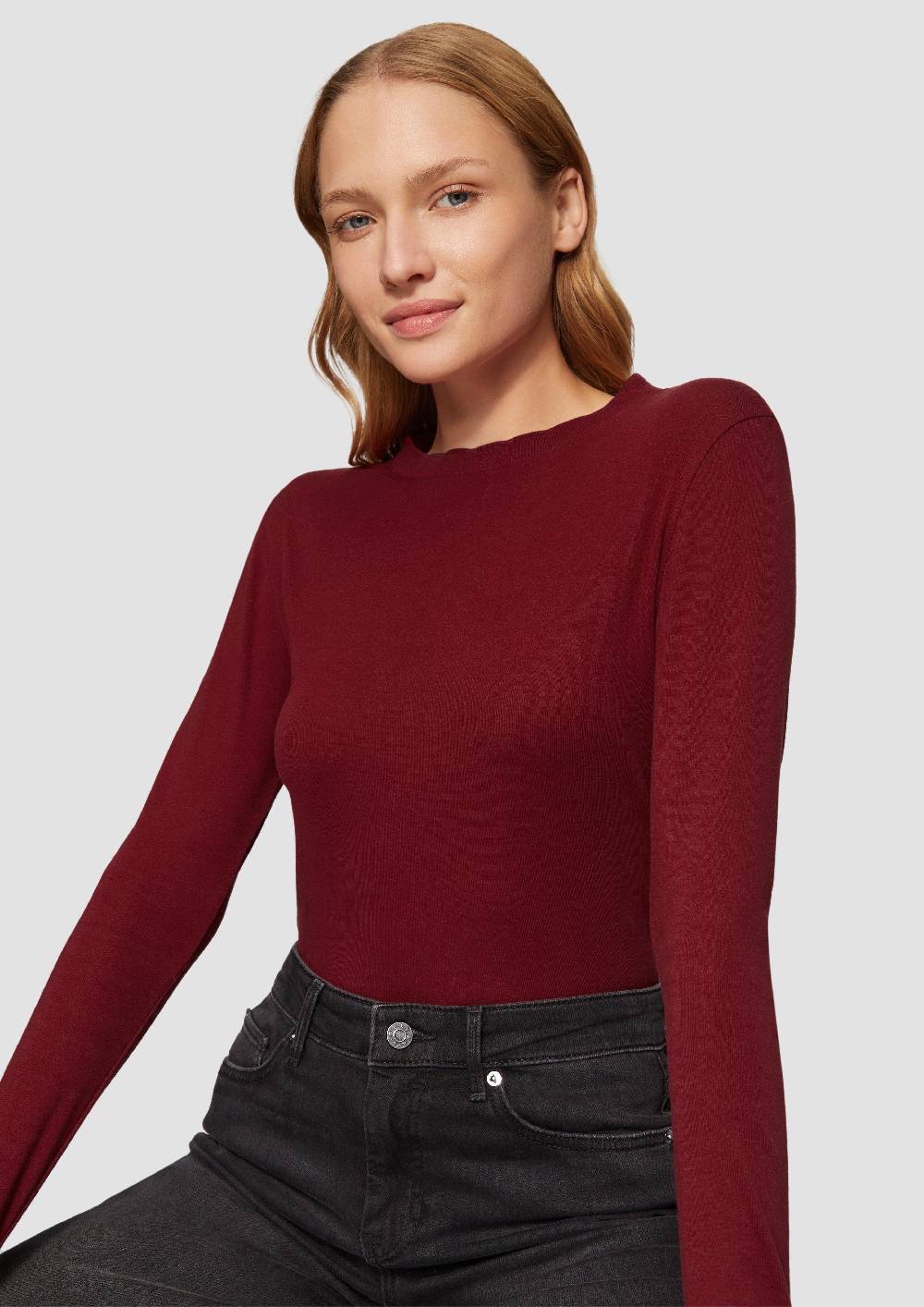 S.Oliver Langarmshirt mit Muschelkante Bestseller
