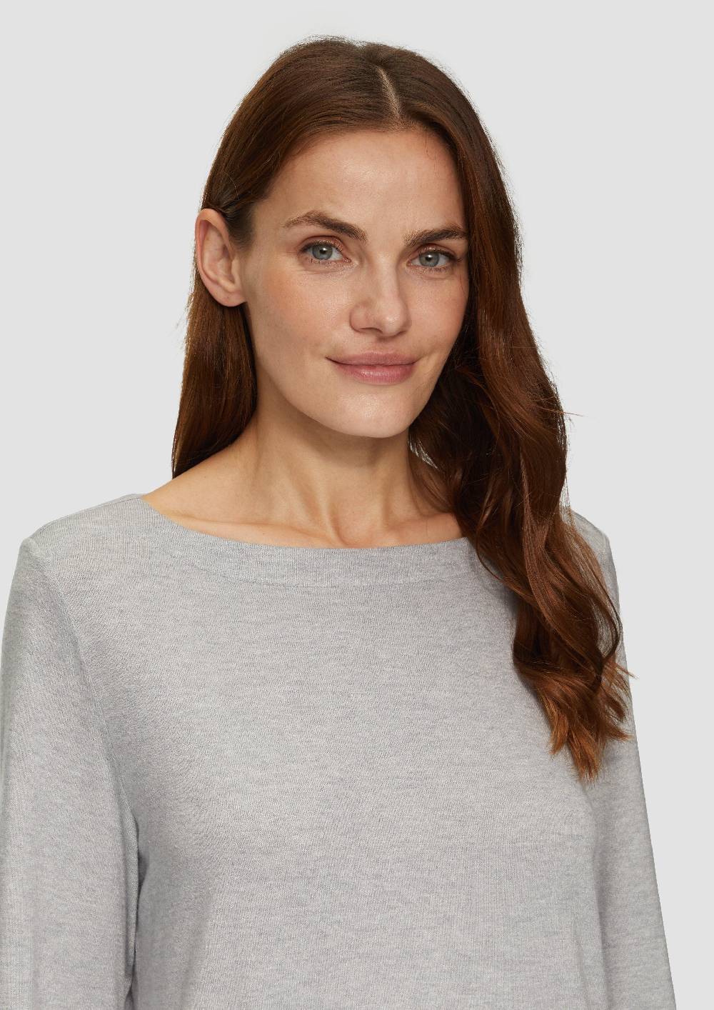 S.Oliver Weiches Longsleeve aus Jerseystrick Räumungsverkauf