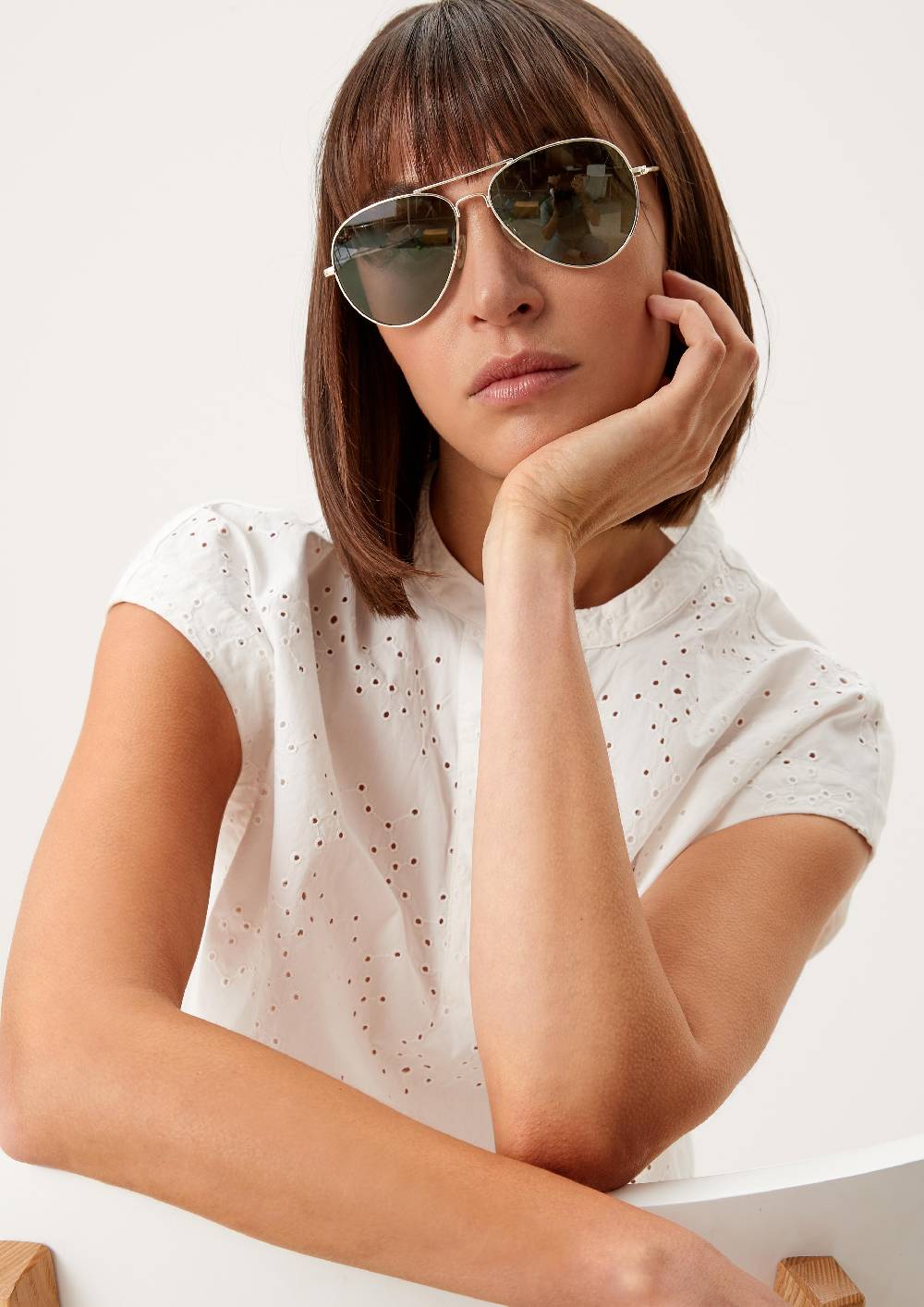S.Oliver Sonnenbrille im Retro-Look Online Outlet
