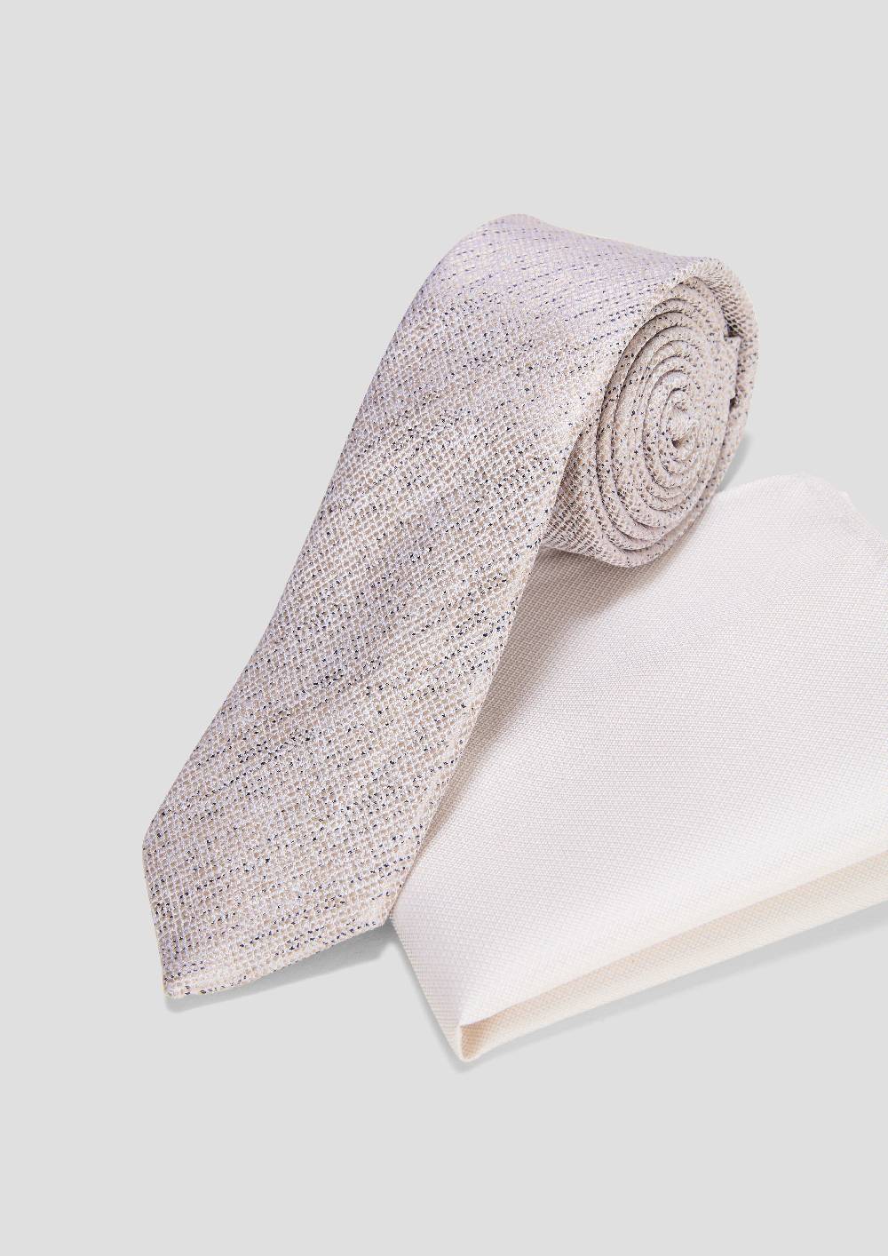 S.Oliver Accessoires-Box mit Krawatte und Tuch Räumungsverkauf