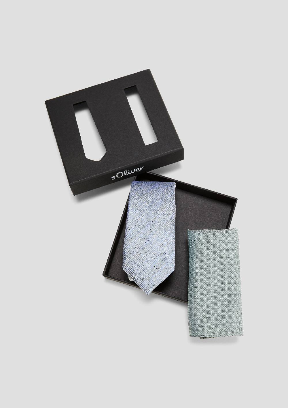 S.Oliver Accessoires-Box mit Krawatte und Tuch Kauf eins, bekomm eins gratis