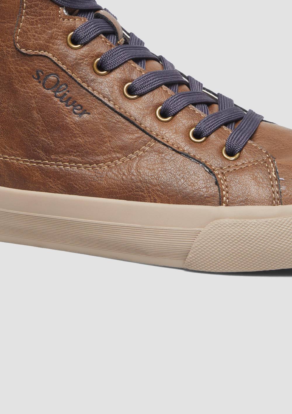 S.Oliver Gefütterte Stiefel mit Logo-Detail Kostenlose Rückgabe