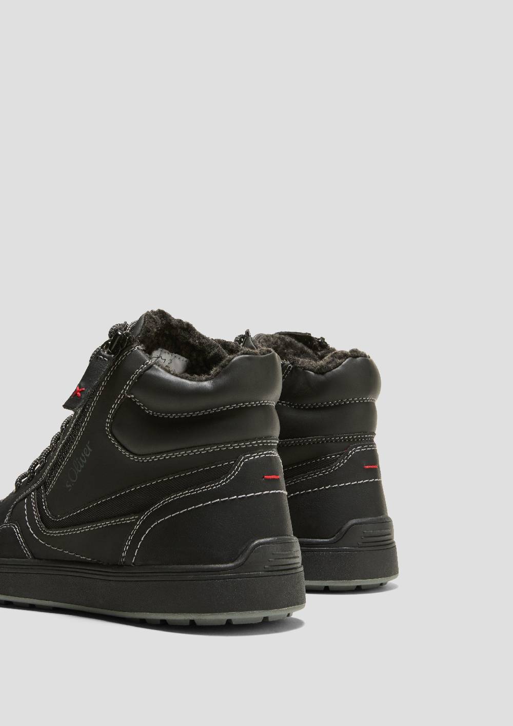 S.Oliver Gefütterte Boots mit Kontrastnähten Letzte 3 Tage
