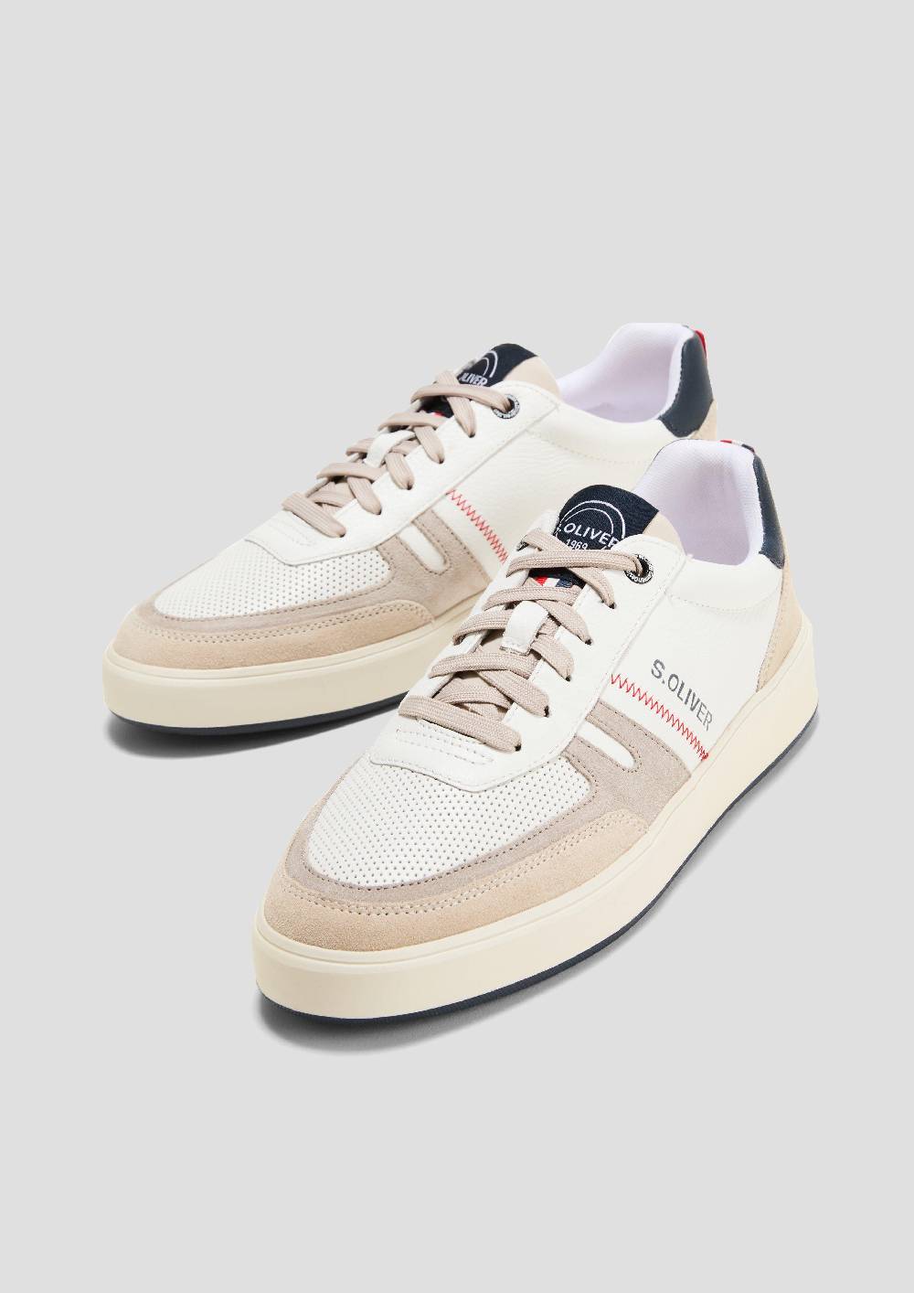 S.Oliver Sneaker aus Leder mit Logo-Detail JETZT KAUFEN