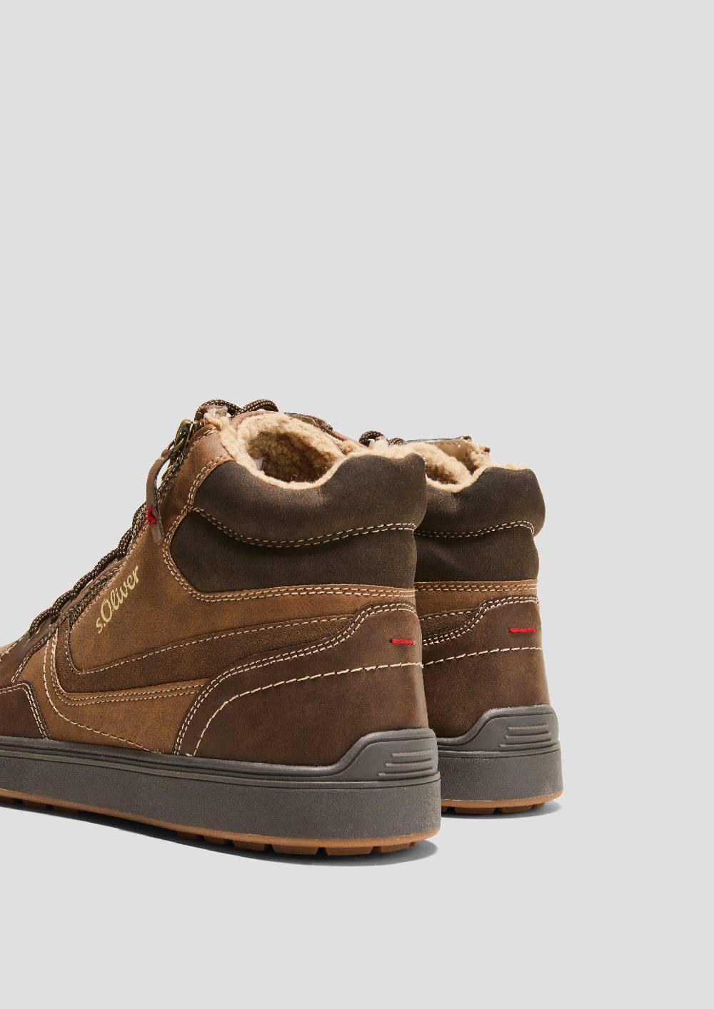S.Oliver Gefütterte Boots mit Kontrastnähten Bis zu 50% Rabatt