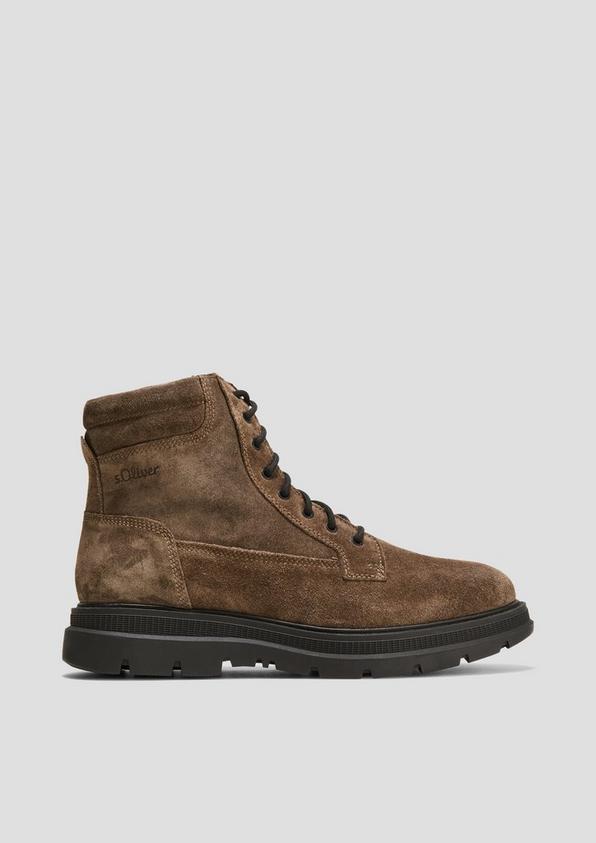 S.Oliver Gefütterte Boots aus Leder zollfrei