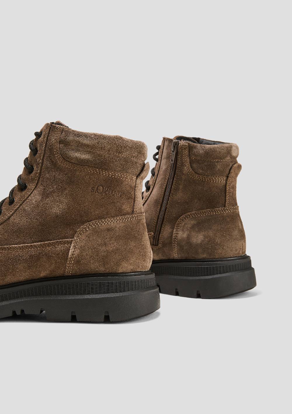 S.Oliver Gefütterte Boots aus Leder zollfrei