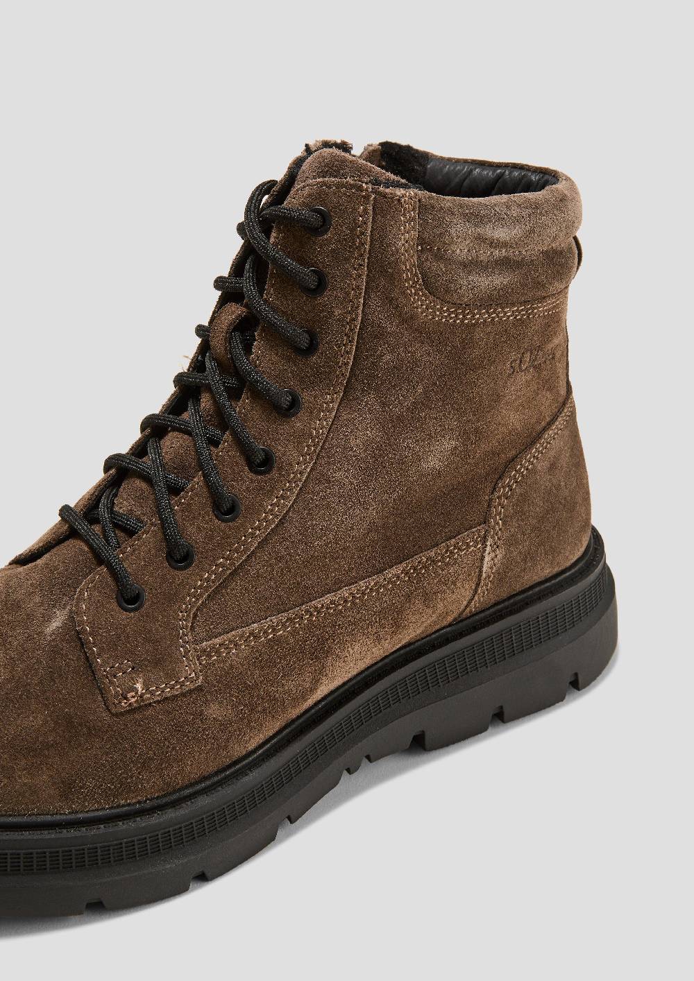 S.Oliver Gefütterte Boots aus Leder zollfrei