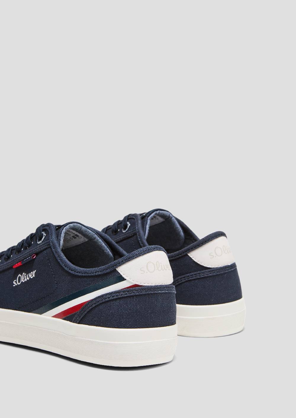 S.Oliver Sneaker mit Kontrast-Details und Logo Hotsell