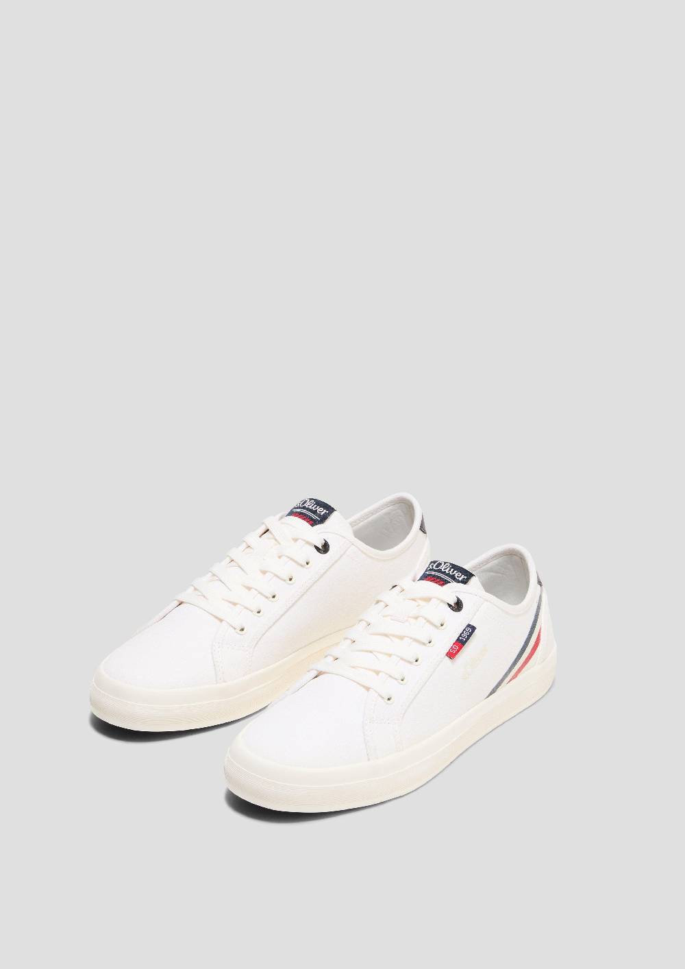 S.Oliver Sneaker mit Kontrast-Details und Logo im Angebot