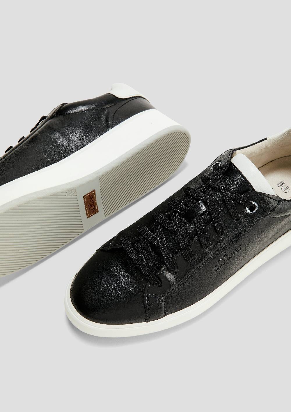 S.Oliver Sneaker in Leder-Optik Schlussverkauf