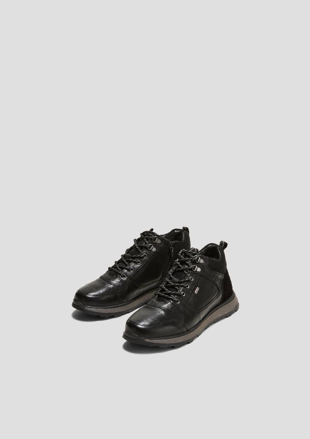S.Oliver Echtleder-Stiefel in Sneaker-Optik Blitzverkäufe