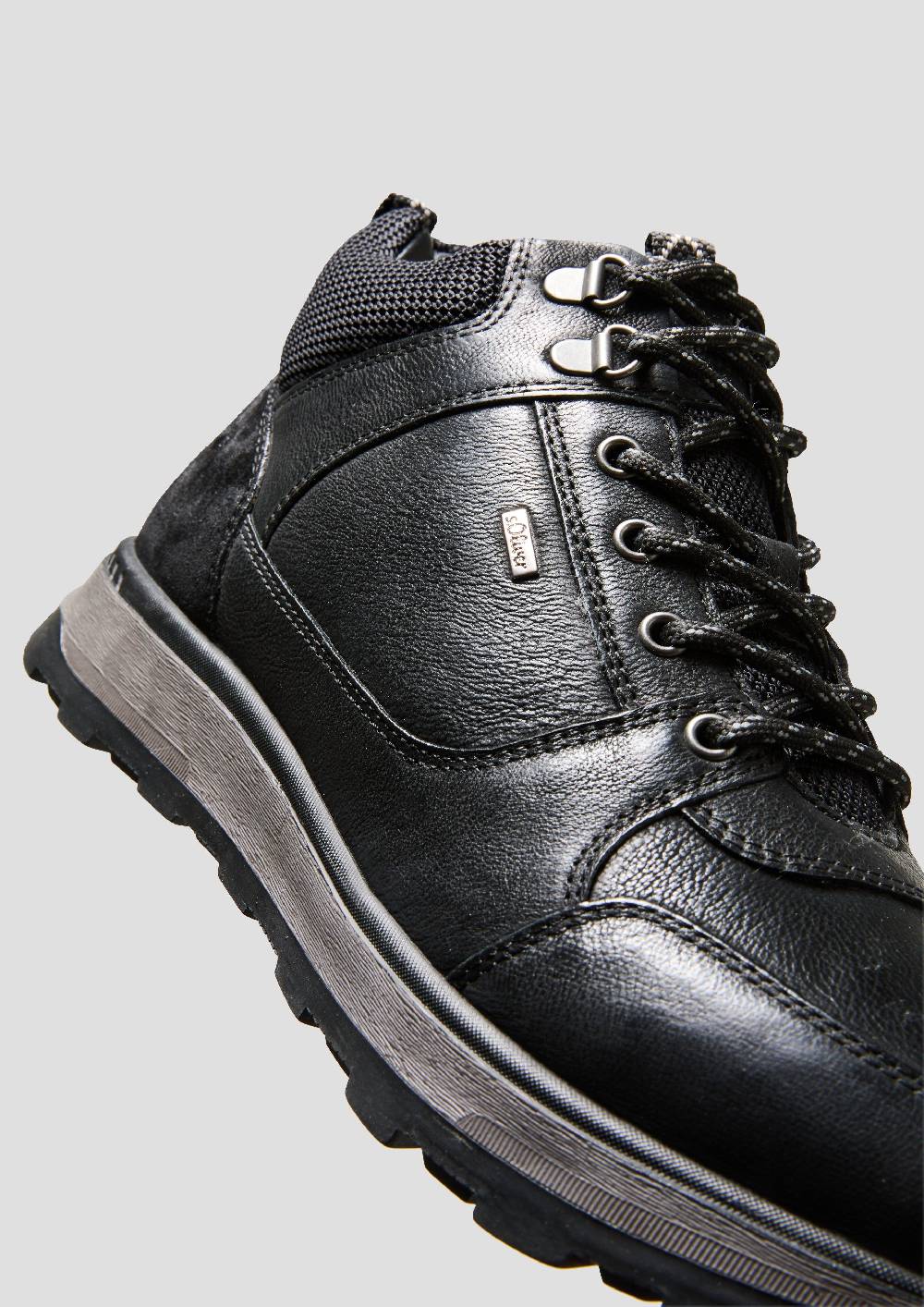 S.Oliver Echtleder-Stiefel in Sneaker-Optik Blitzverkäufe