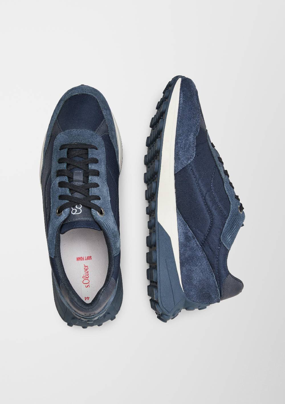 S.Oliver Sneaker im Materialmix Großer Ausverkauf