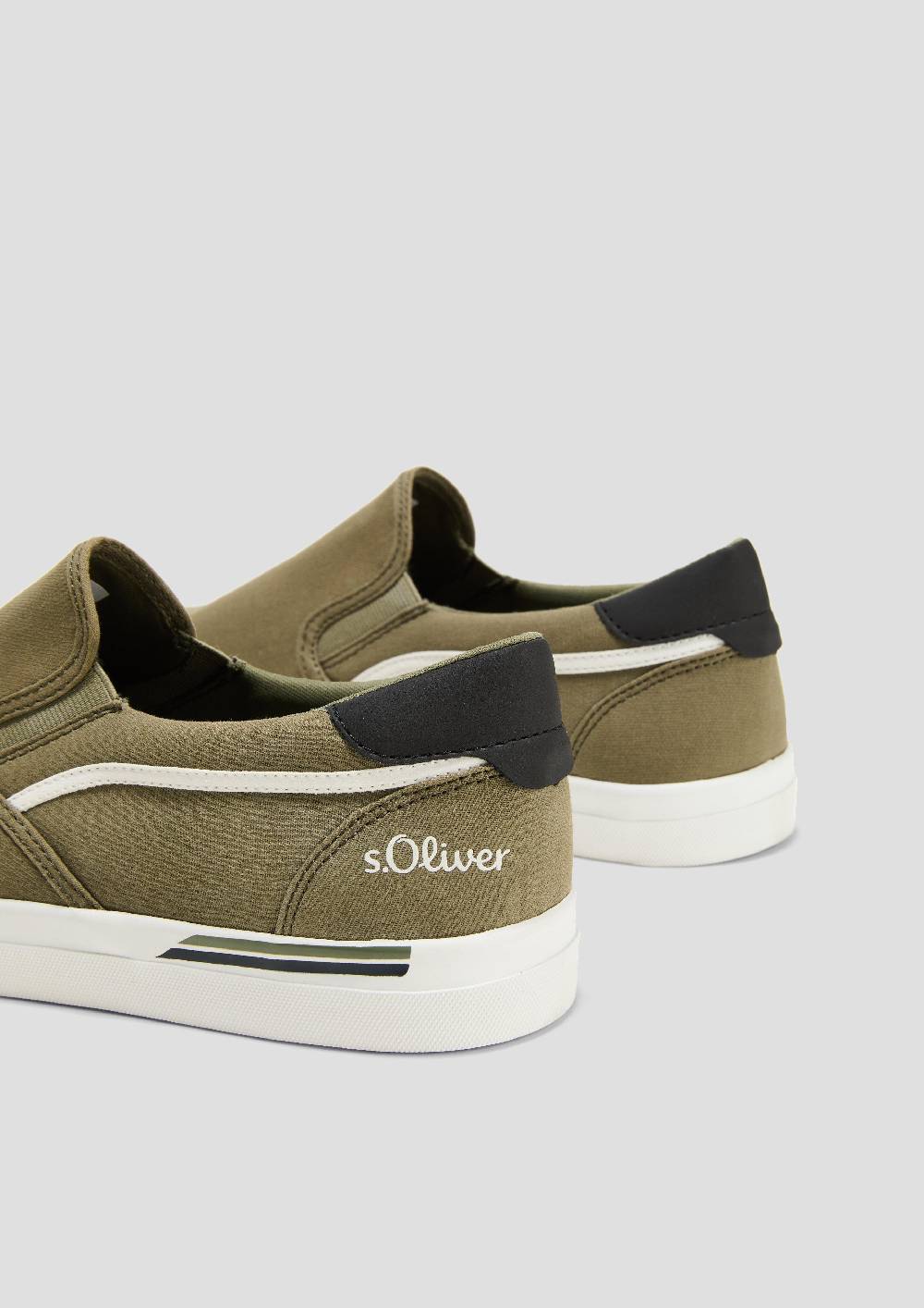 S.Oliver Textil-Slipper mit Gummisohle und Logo-Detail Neuheiten