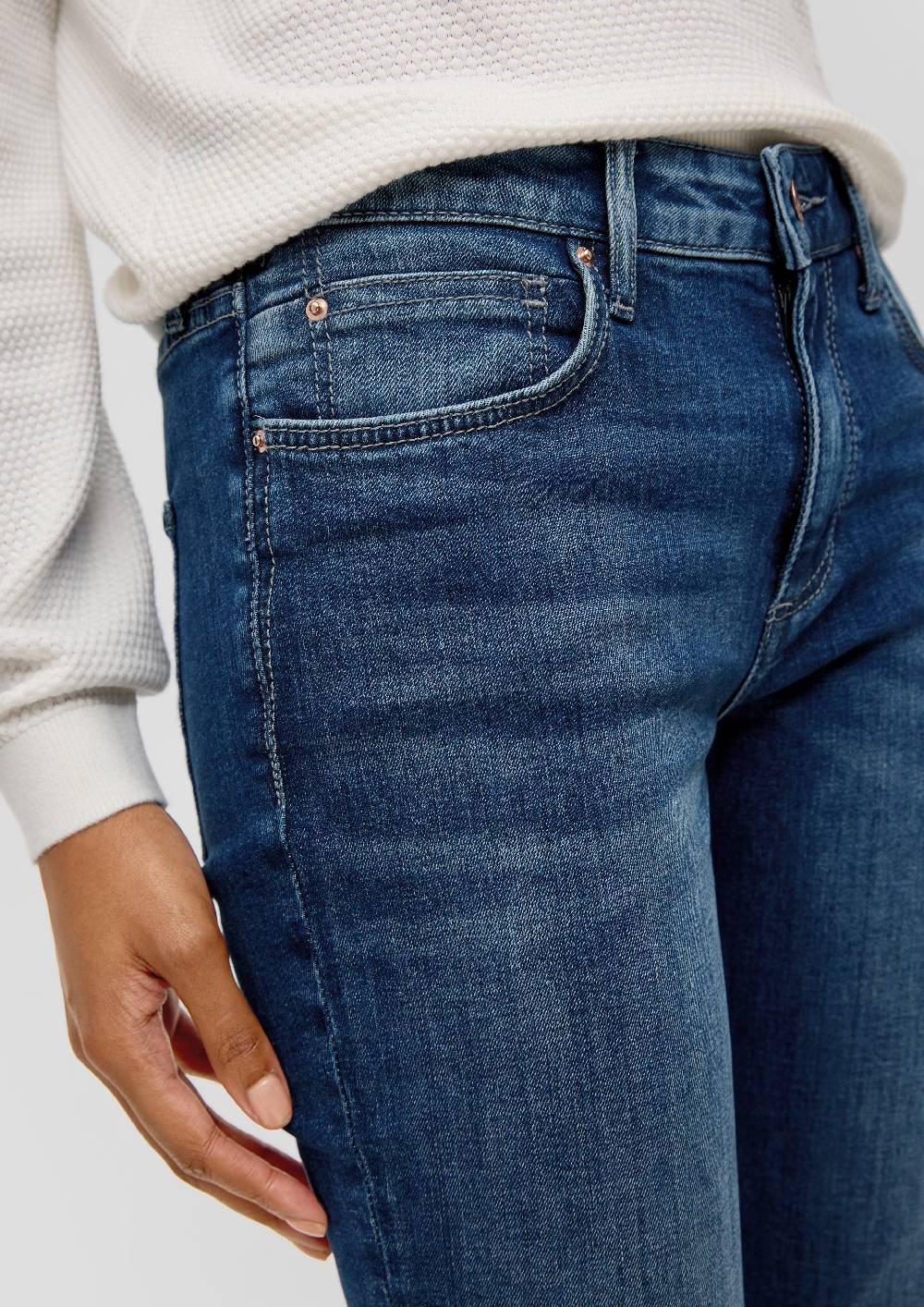S.Oliver Sadie Jeans / Skinny Fit / Mid Rise / Skinny Leg / Baumwollstretch Zeitbegrenzte Promotion