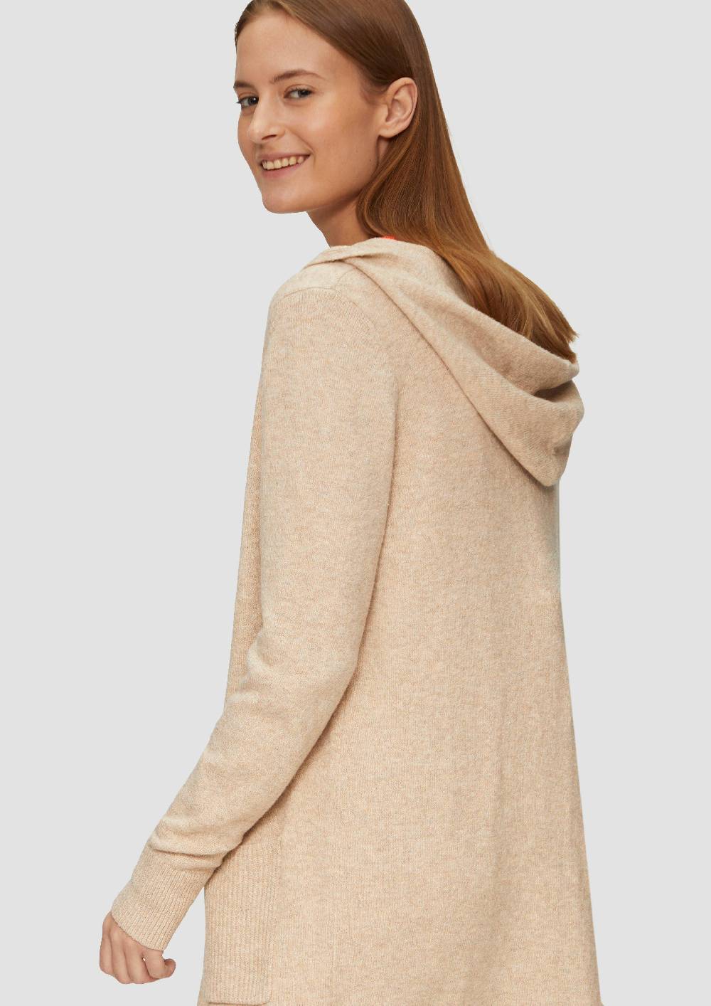 S.Oliver Long-Cardigan mit Kapuze Sonderangebot der Fabrik