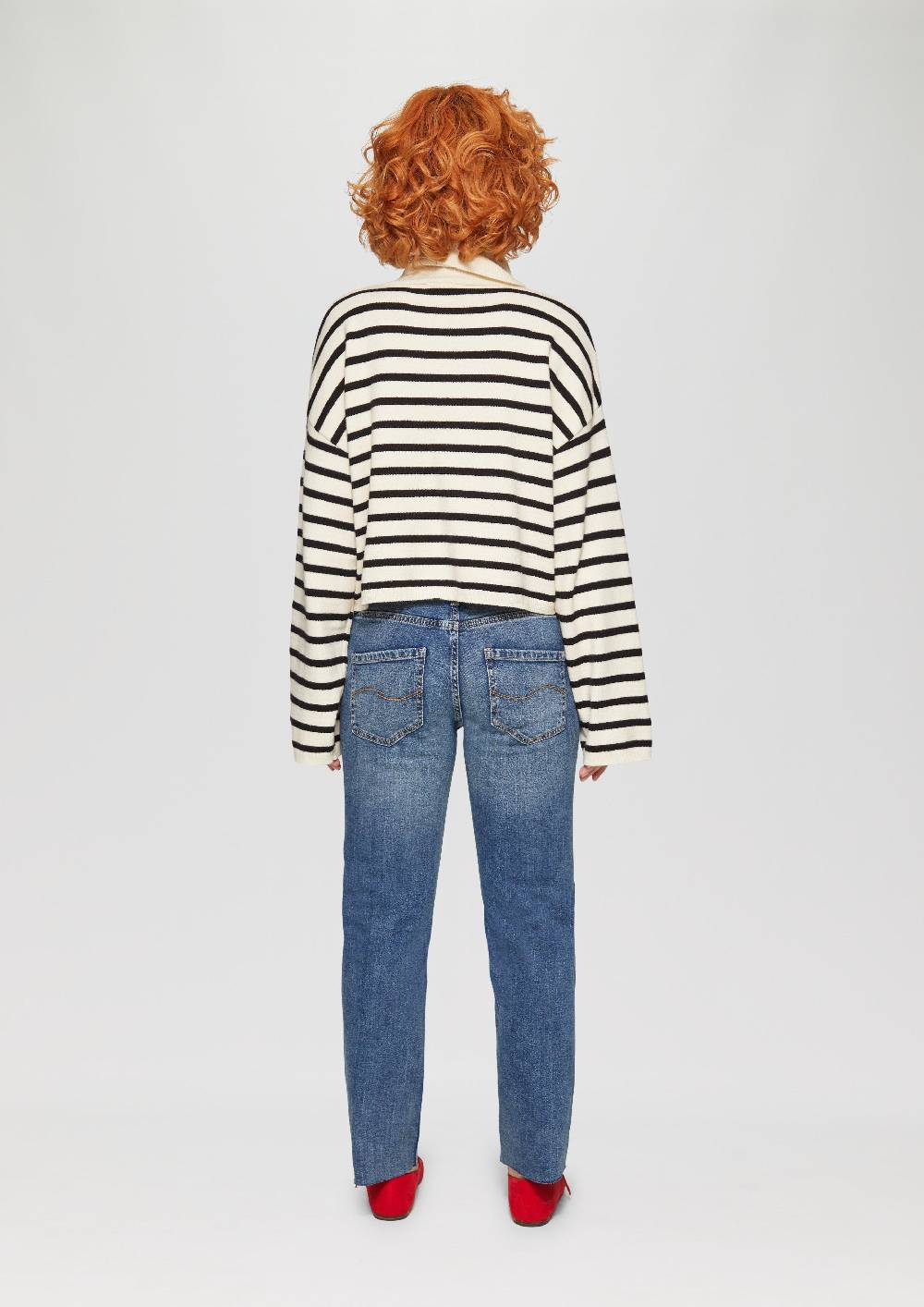 S.Oliver Cropped-Jeans Catie / Slim Fit / Mid Rise / Straight Leg 50% Rabatt mit kostenlosem Versand